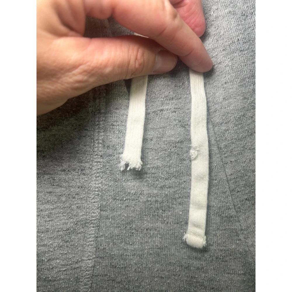 Marine Layer Joggers Women Medium Gray Fleece Drawstring Pockets Sweatpants - Picture 5 of 8